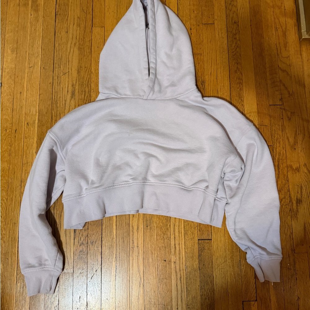 Forever 21 Lavender crop Hoodie